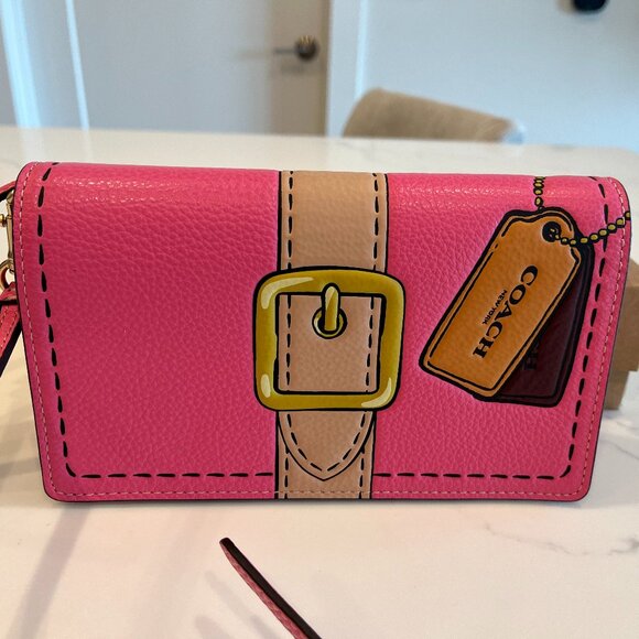 NEW Unique Coach leather crossbody